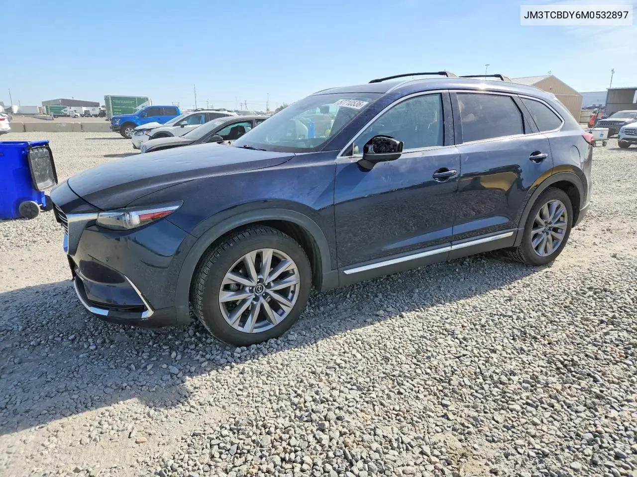 2021 Mazda Cx-9 Grand Touring VIN: JM3TCBDY6M0532897 Lot: 57710536