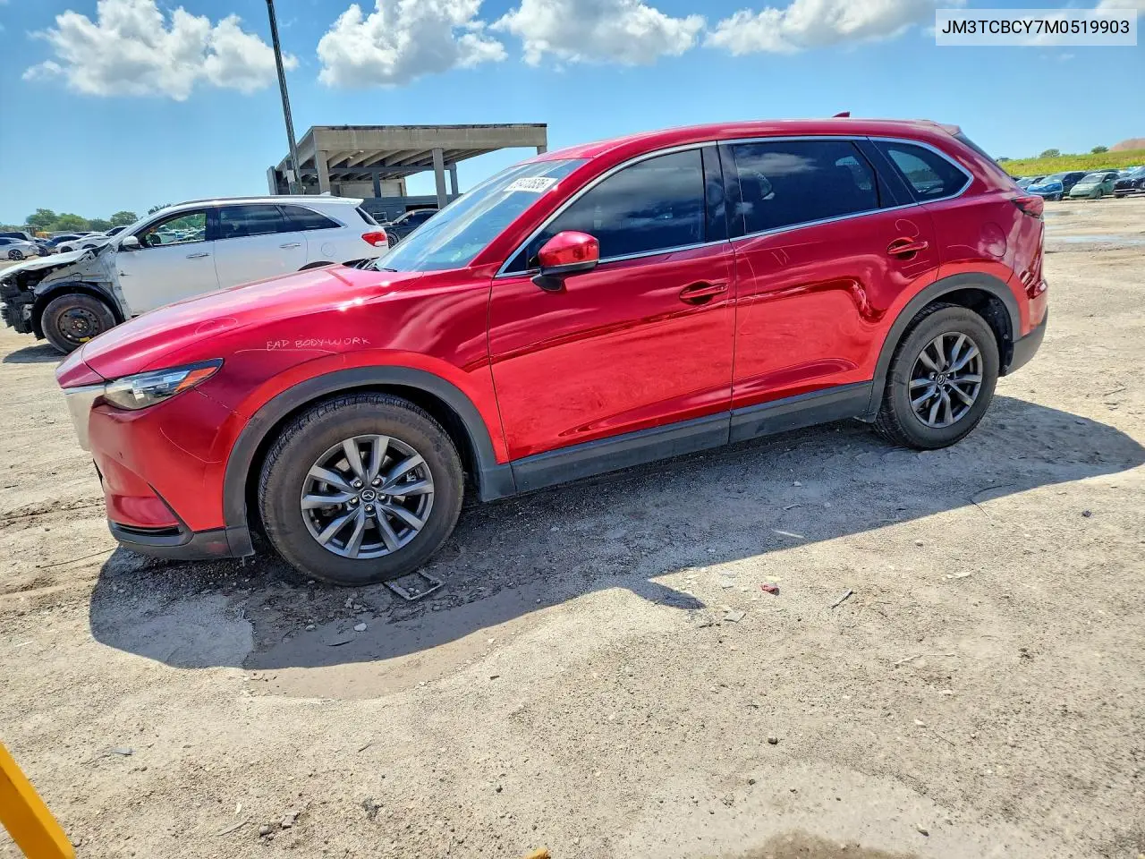 2021 Mazda Cx-9 Touring VIN: JM3TCBCY7M0519903 Lot: 58410536