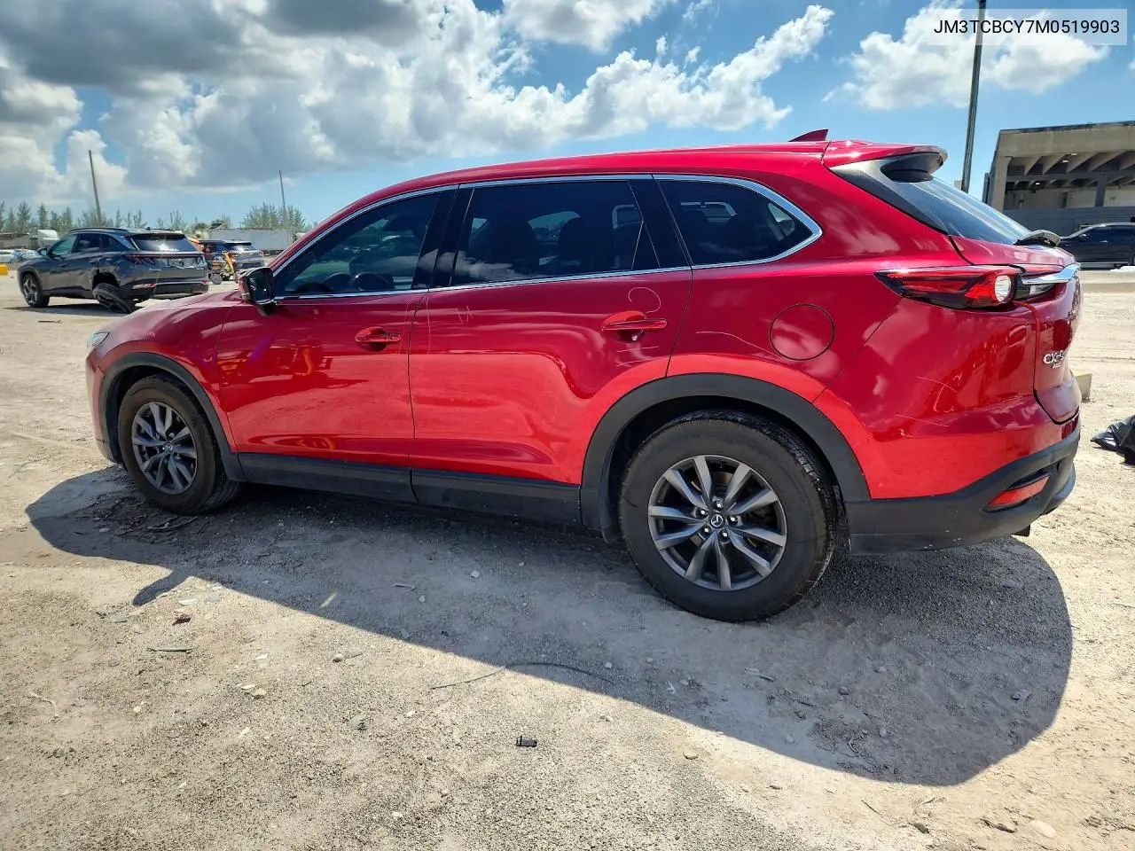 2021 Mazda Cx-9 Touring VIN: JM3TCBCY7M0519903 Lot: 58410536