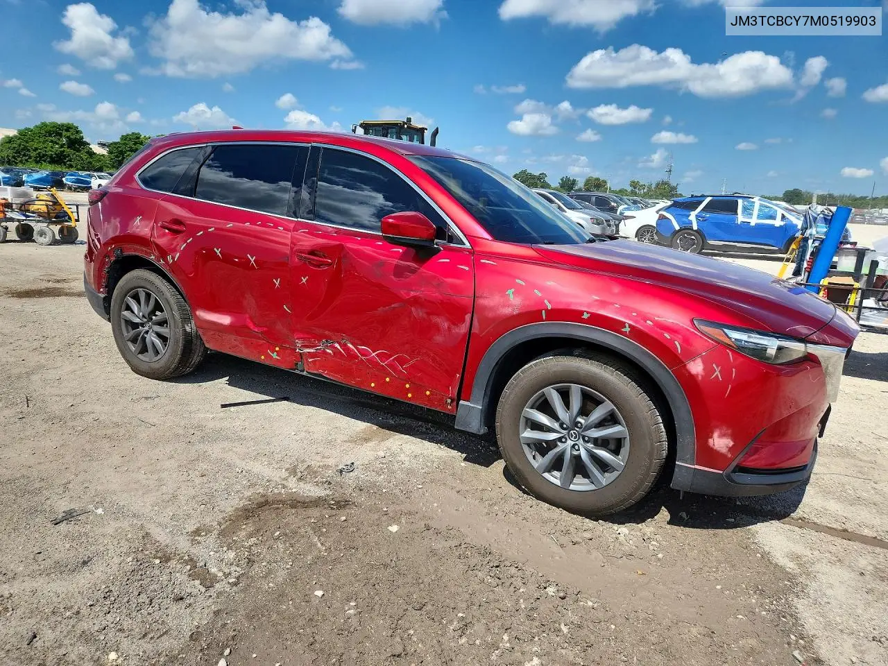 2021 Mazda Cx-9 Touring VIN: JM3TCBCY7M0519903 Lot: 58410536