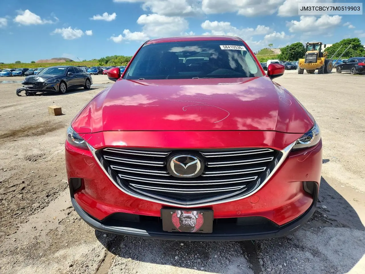 2021 Mazda Cx-9 Touring VIN: JM3TCBCY7M0519903 Lot: 58410536