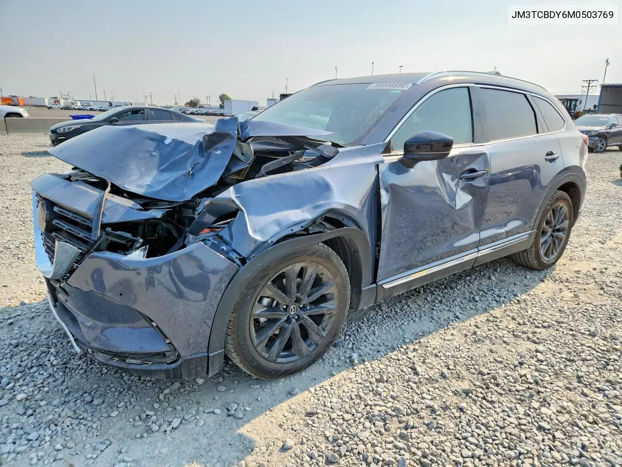 2021 Mazda Cx-9 Grand Touring VIN: JM3TCBDY6M0503769 Lot: 58946696