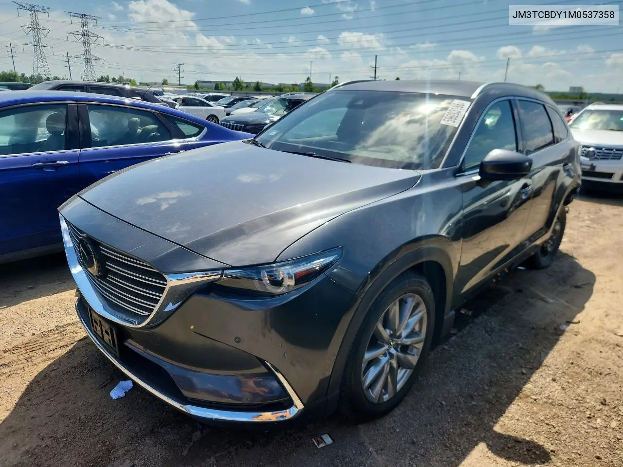 2021 Mazda Cx-9 Grand Touring VIN: JM3TCBDY1M0537358 Lot: 59093186
