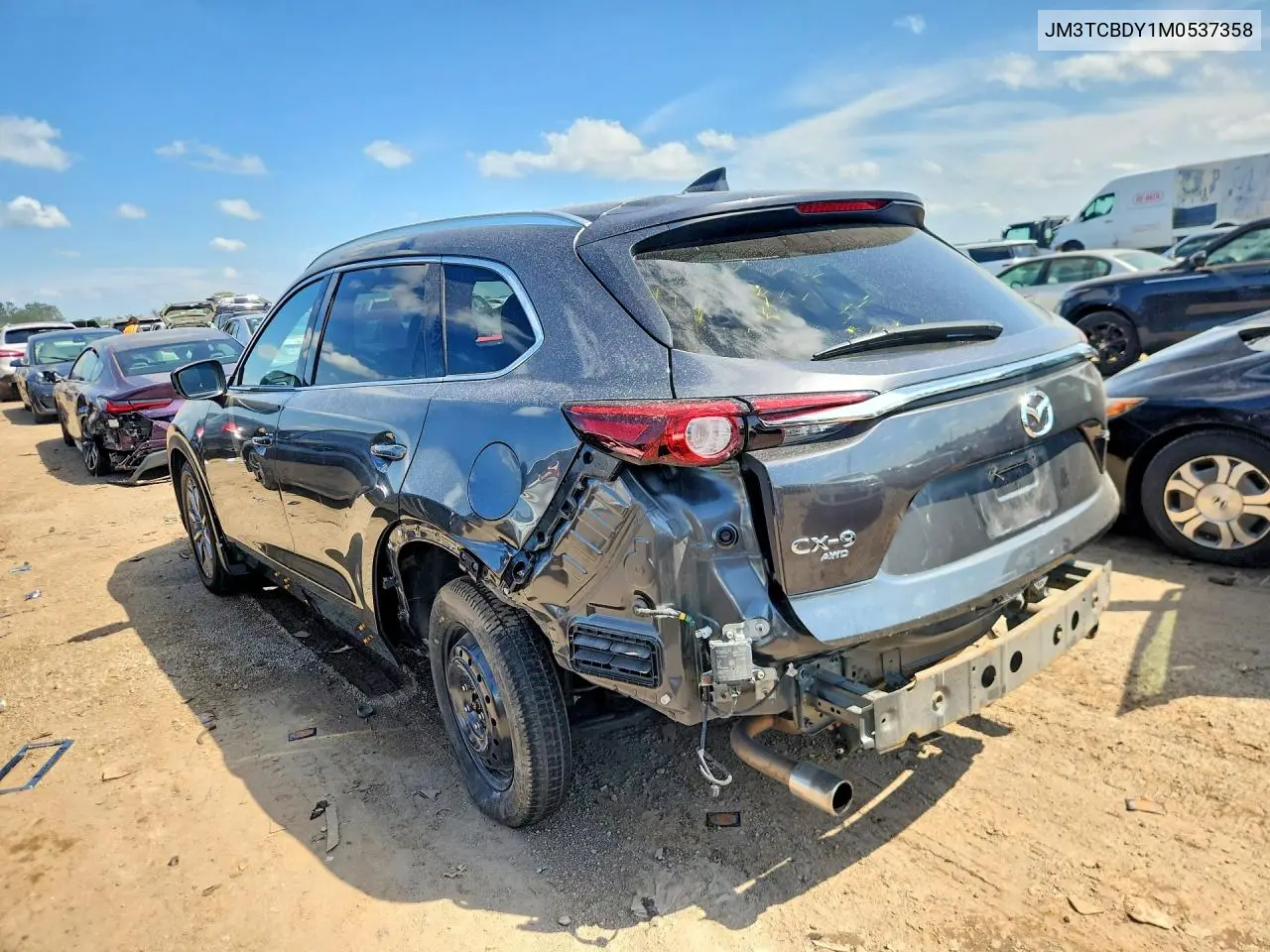 2021 Mazda Cx-9 Grand Touring VIN: JM3TCBDY1M0537358 Lot: 59093186