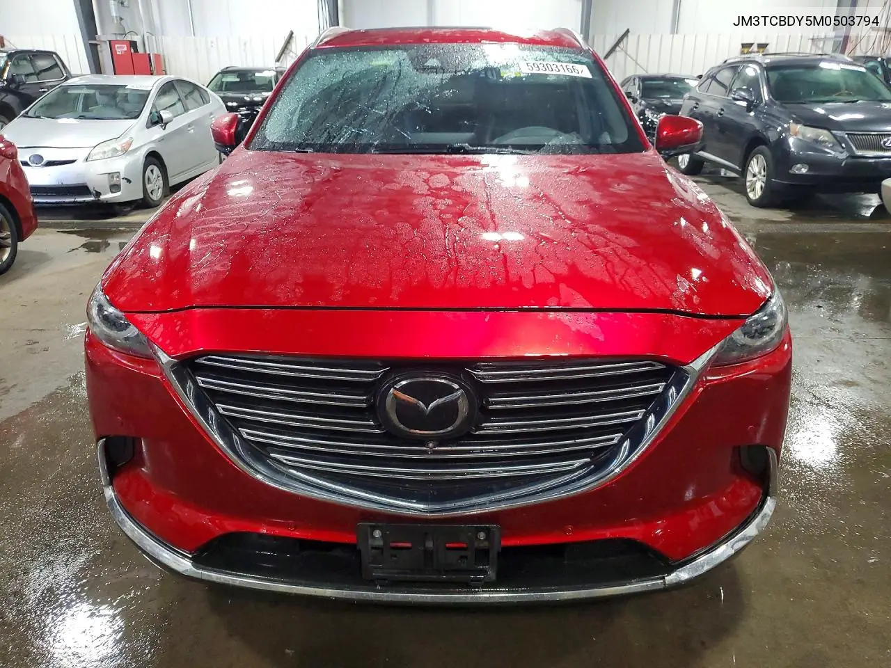 2021 Mazda Cx-9 Grand Touring VIN: JM3TCBDY5M0503794 Lot: 59303166
