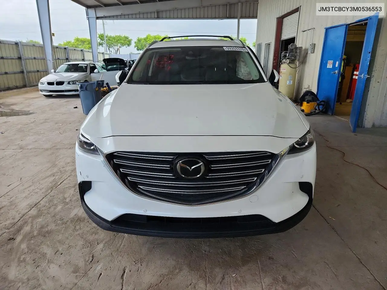 2021 Mazda Cx-9 Touring VIN: JM3TCBCY3M0536553 Lot: 59353376