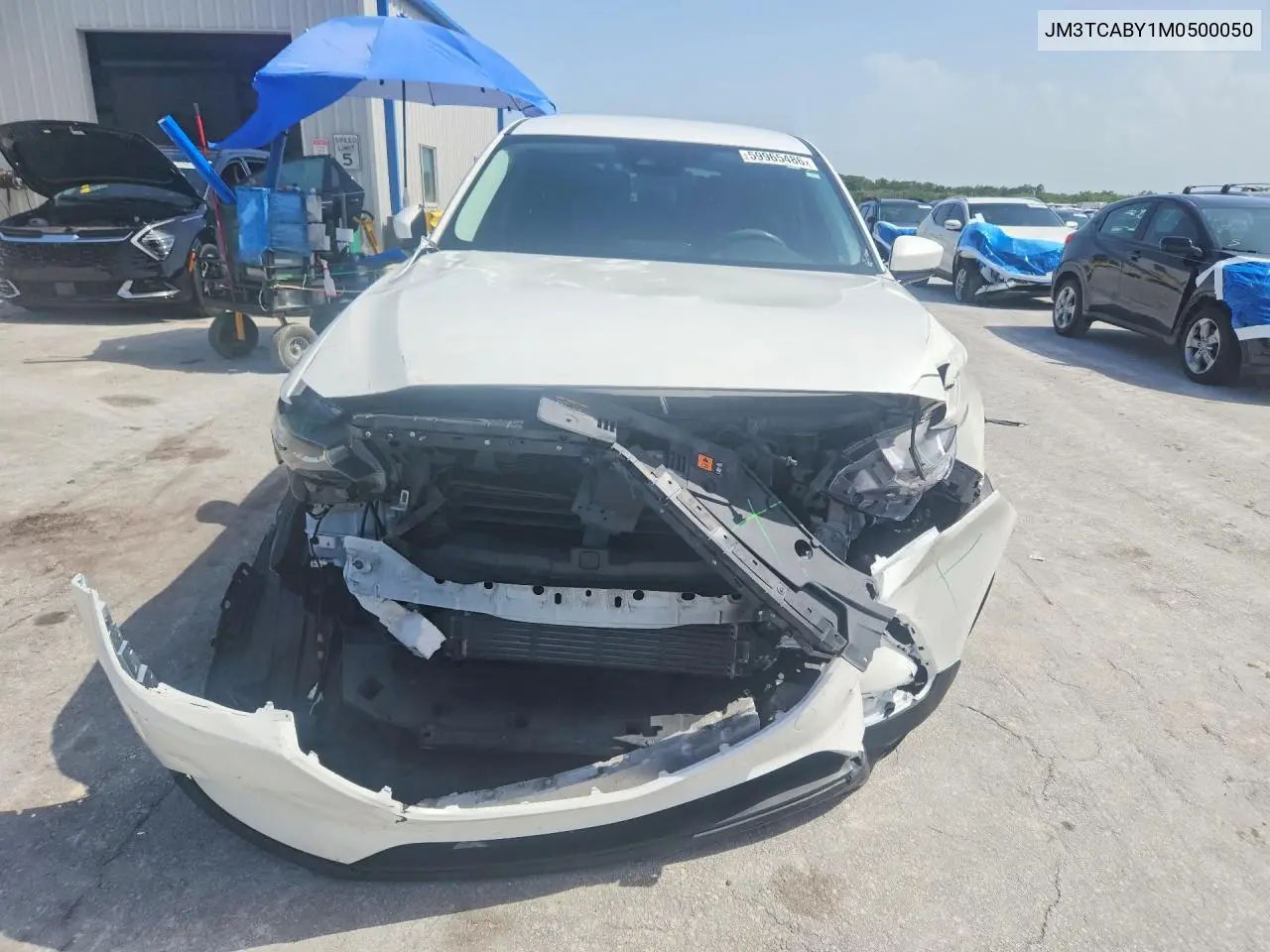 2021 Mazda Cx-9 Sport VIN: JM3TCABY1M0500050 Lot: 59965486