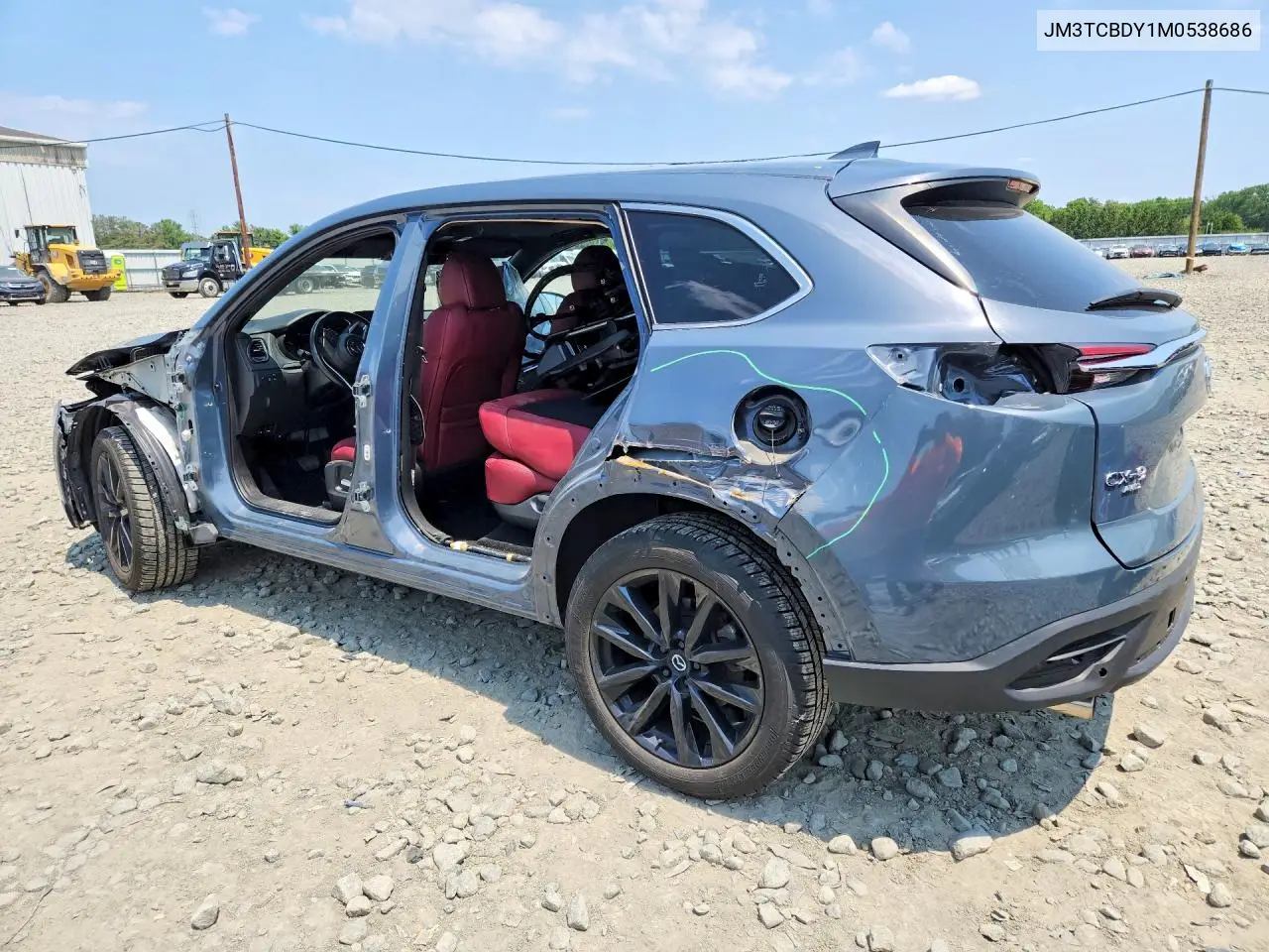 2021 Mazda Cx-9 Grand Touring VIN: JM3TCBDY1M0538686 Lot: 60584236
