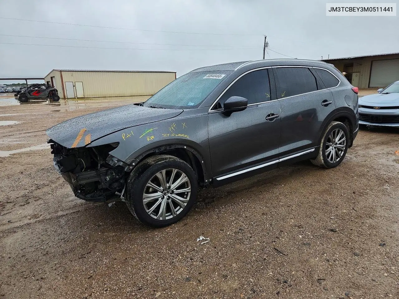 2021 Mazda Cx-9 Signature VIN: JM3TCBEY3M0511441 Lot: 60840466