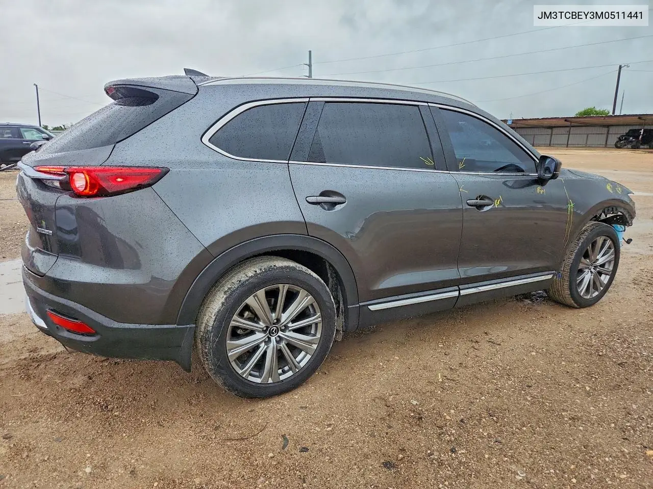 2021 Mazda Cx-9 Signature VIN: JM3TCBEY3M0511441 Lot: 60840466
