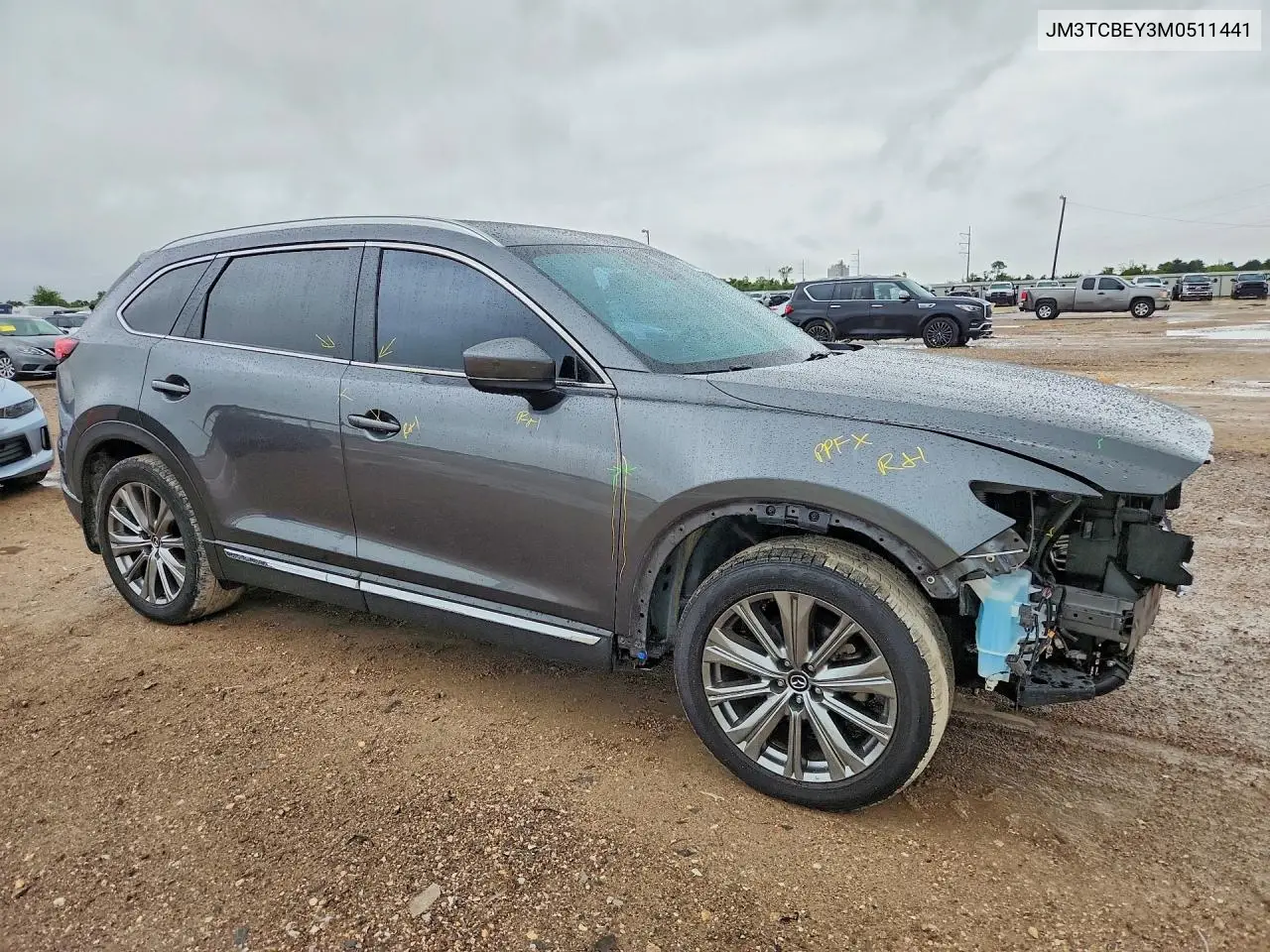 2021 Mazda Cx-9 Signature VIN: JM3TCBEY3M0511441 Lot: 60840466
