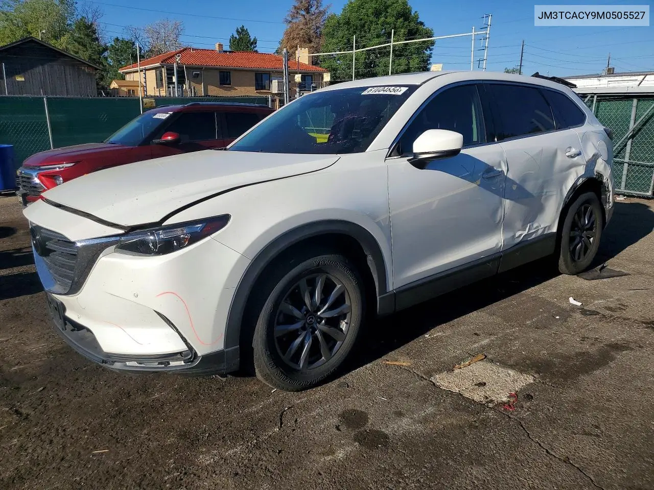2021 Mazda Cx-9 Touring VIN: JM3TCACY9M0505527 Lot: 61004856