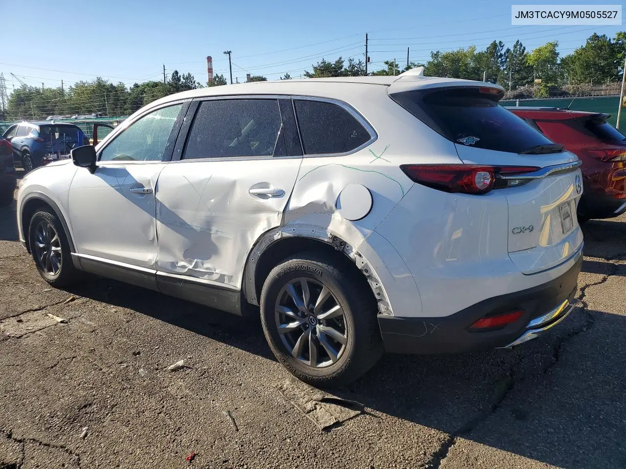 2021 Mazda Cx-9 Touring VIN: JM3TCACY9M0505527 Lot: 61004856