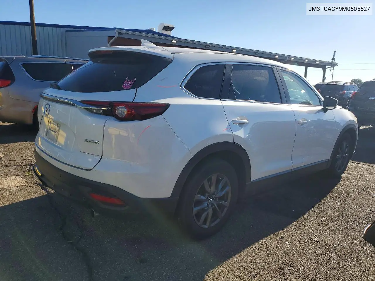 2021 Mazda Cx-9 Touring VIN: JM3TCACY9M0505527 Lot: 61004856