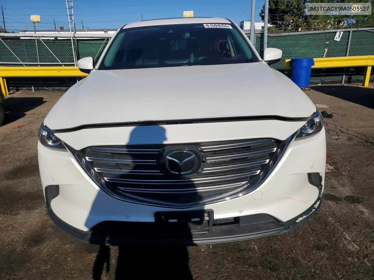 2021 Mazda Cx-9 Touring VIN: JM3TCACY9M0505527 Lot: 61004856