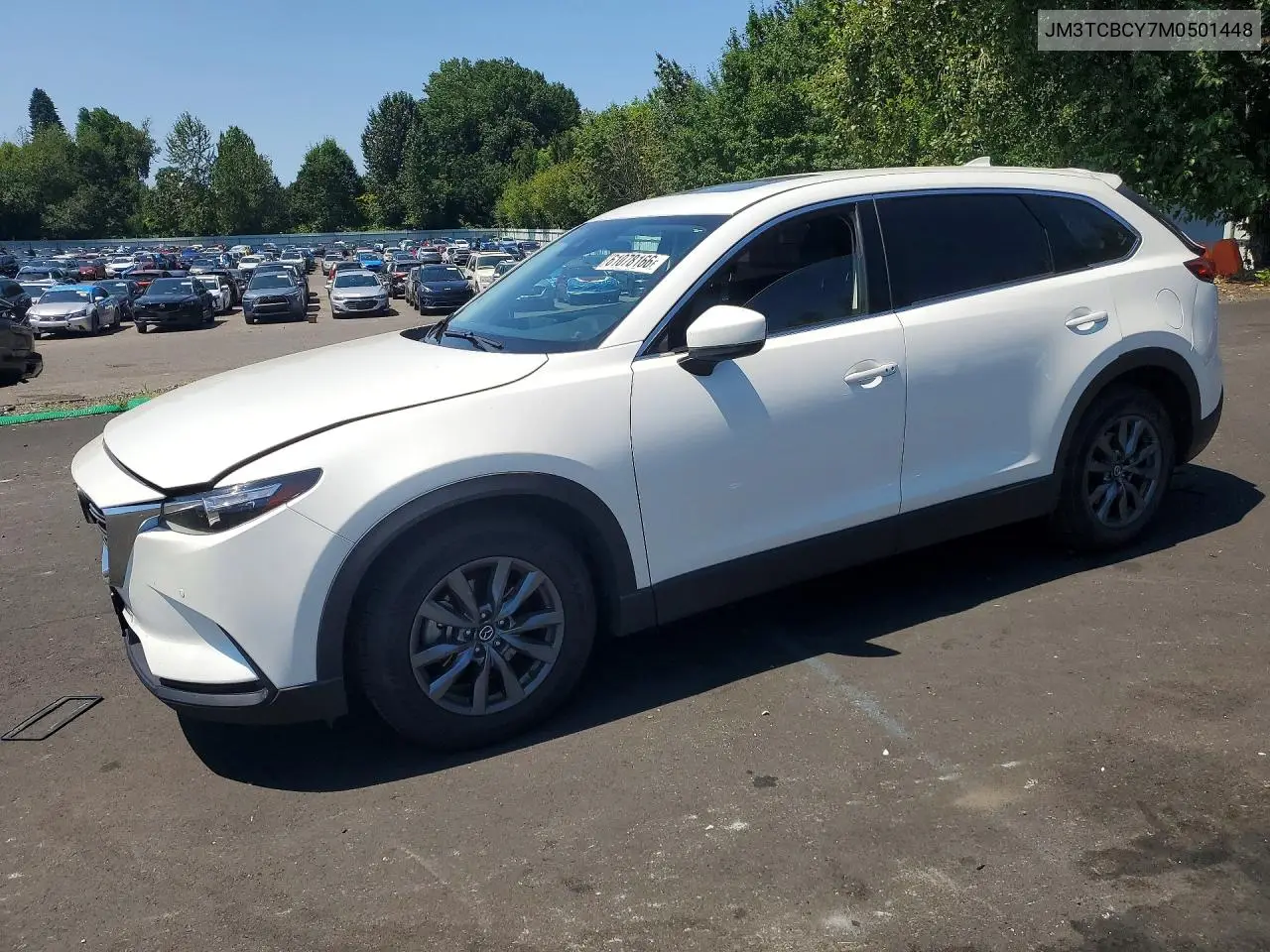 2021 Mazda Cx-9 Touring VIN: JM3TCBCY7M0501448 Lot: 61078166