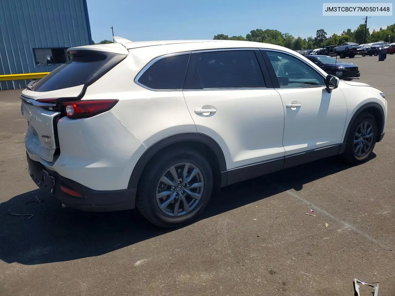 2021 Mazda Cx-9 Touring VIN: JM3TCBCY7M0501448 Lot: 61078166