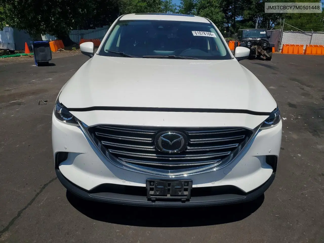 2021 Mazda Cx-9 Touring VIN: JM3TCBCY7M0501448 Lot: 61078166