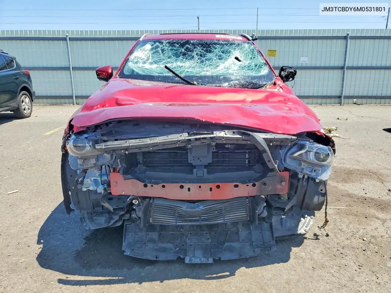 2021 Mazda Cx-9 Grand Touring VIN: JM3TCBDY6M0531801 Lot: 61078196