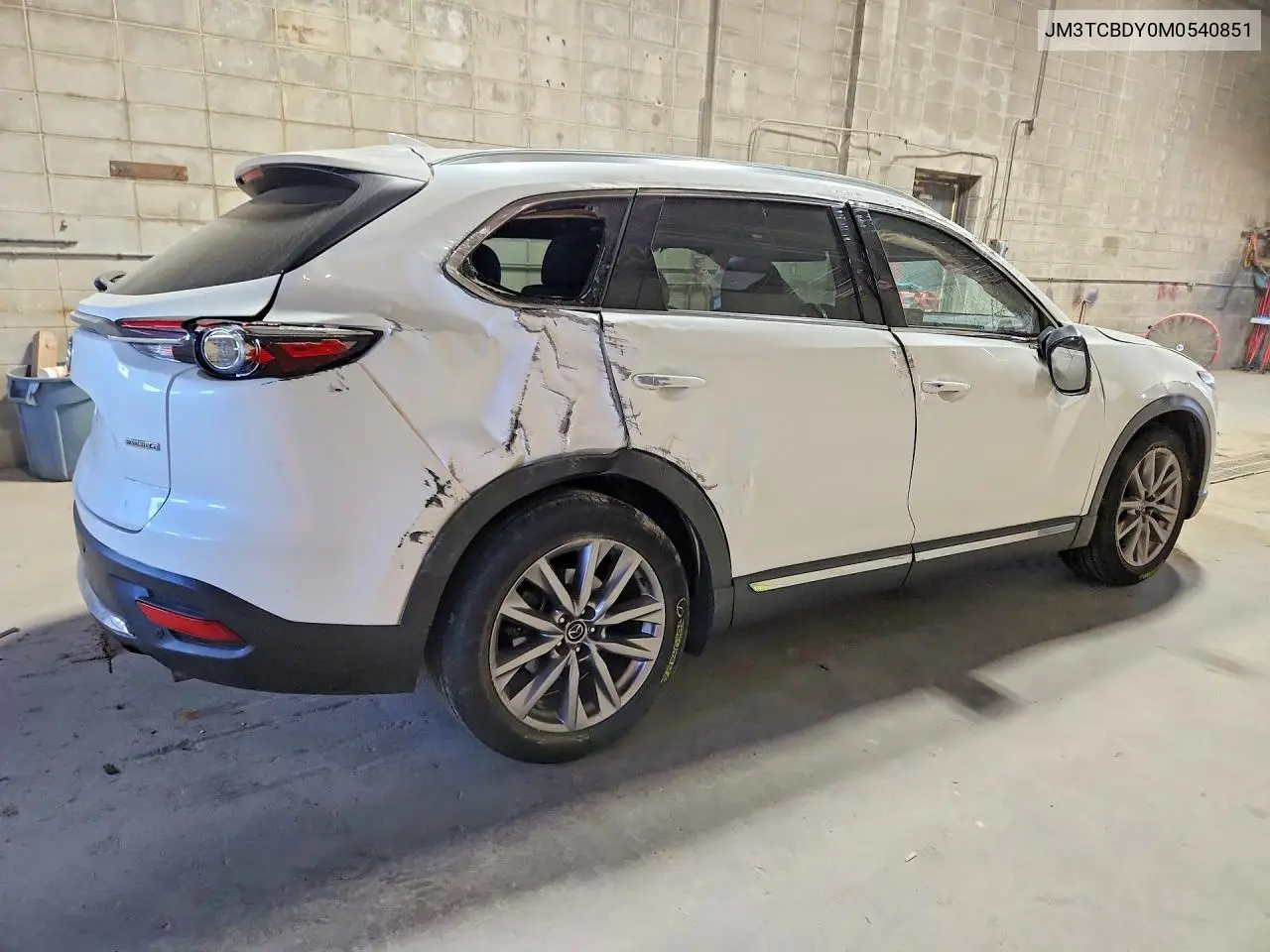 2021 Mazda Cx-9 Grand Touring VIN: JM3TCBDY0M0540851 Lot: 61092946