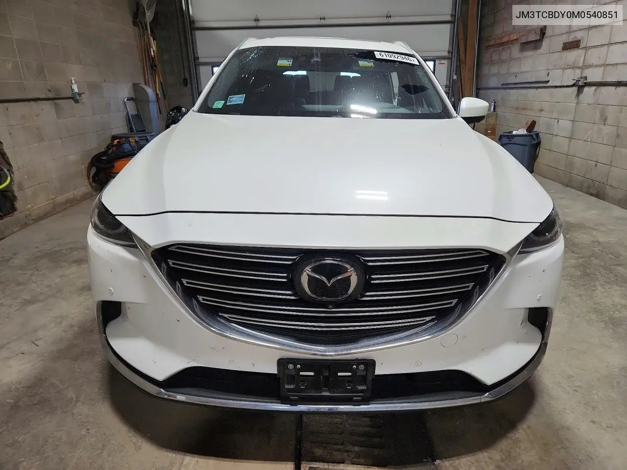 2021 Mazda Cx-9 Grand Touring VIN: JM3TCBDY0M0540851 Lot: 61092946