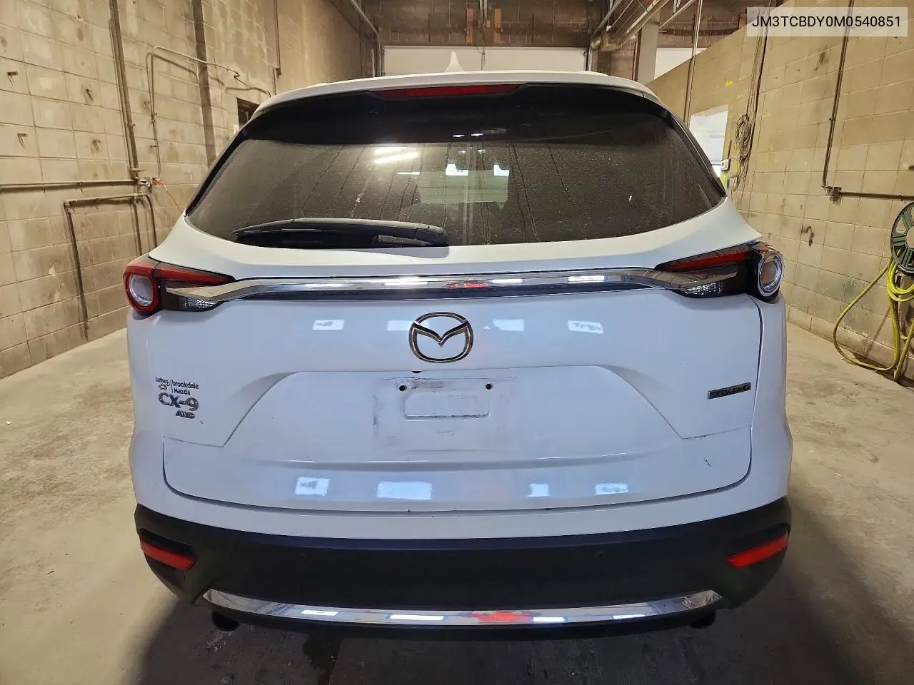 2021 Mazda Cx-9 Grand Touring VIN: JM3TCBDY0M0540851 Lot: 61092946