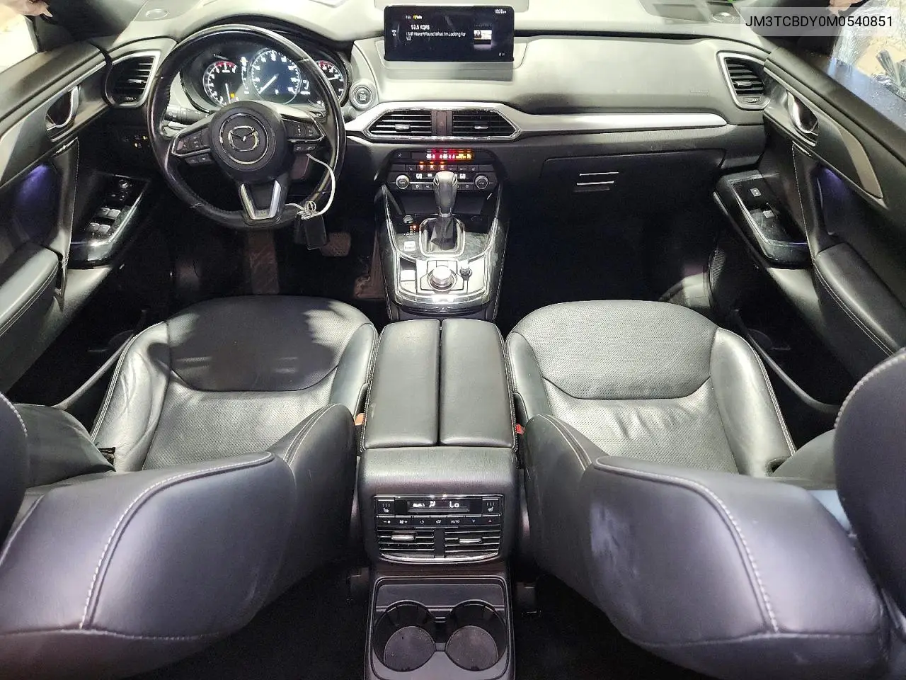 2021 Mazda Cx-9 Grand Touring VIN: JM3TCBDY0M0540851 Lot: 61092946