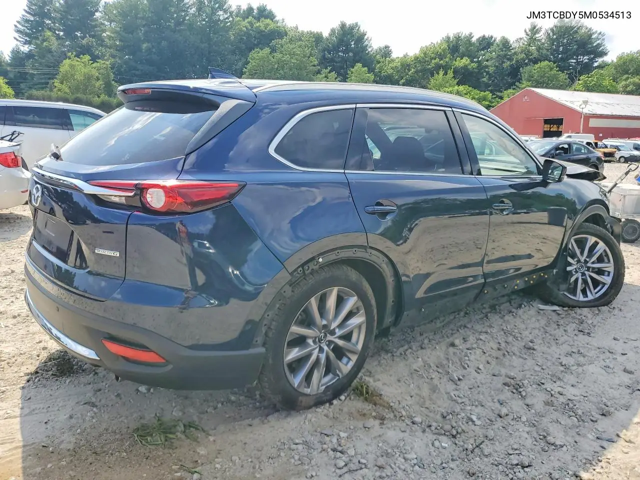 2021 Mazda Cx-9 Grand Touring VIN: JM3TCBDY5M0534513 Lot: 61155376