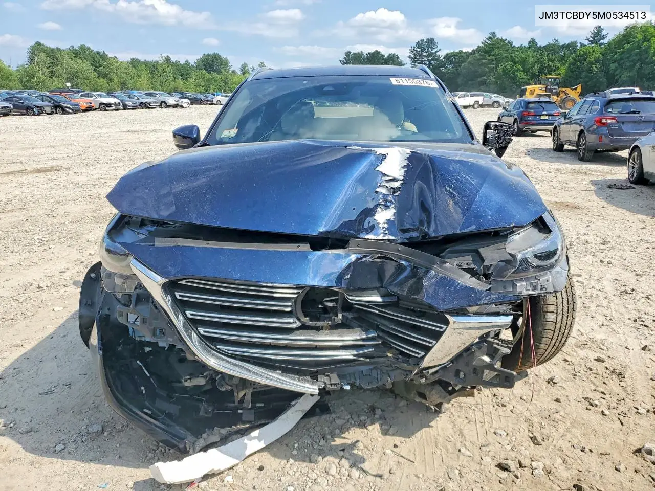 2021 Mazda Cx-9 Grand Touring VIN: JM3TCBDY5M0534513 Lot: 61155376