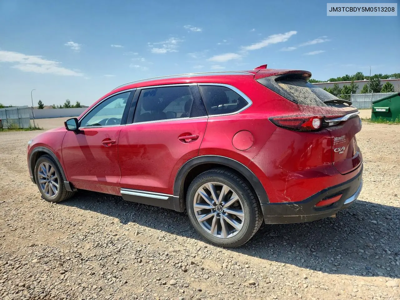2021 Mazda Cx-9 Grand Touring VIN: JM3TCBDY5M0513208 Lot: 61413146