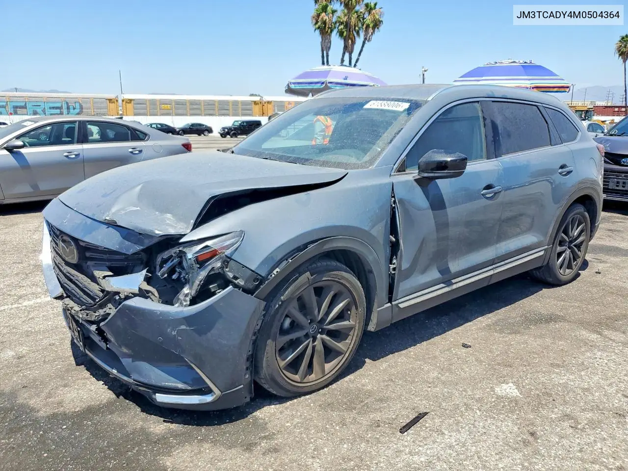 2021 Mazda Cx-9 Grand Touring VIN: JM3TCADY4M0504364 Lot: 61588006