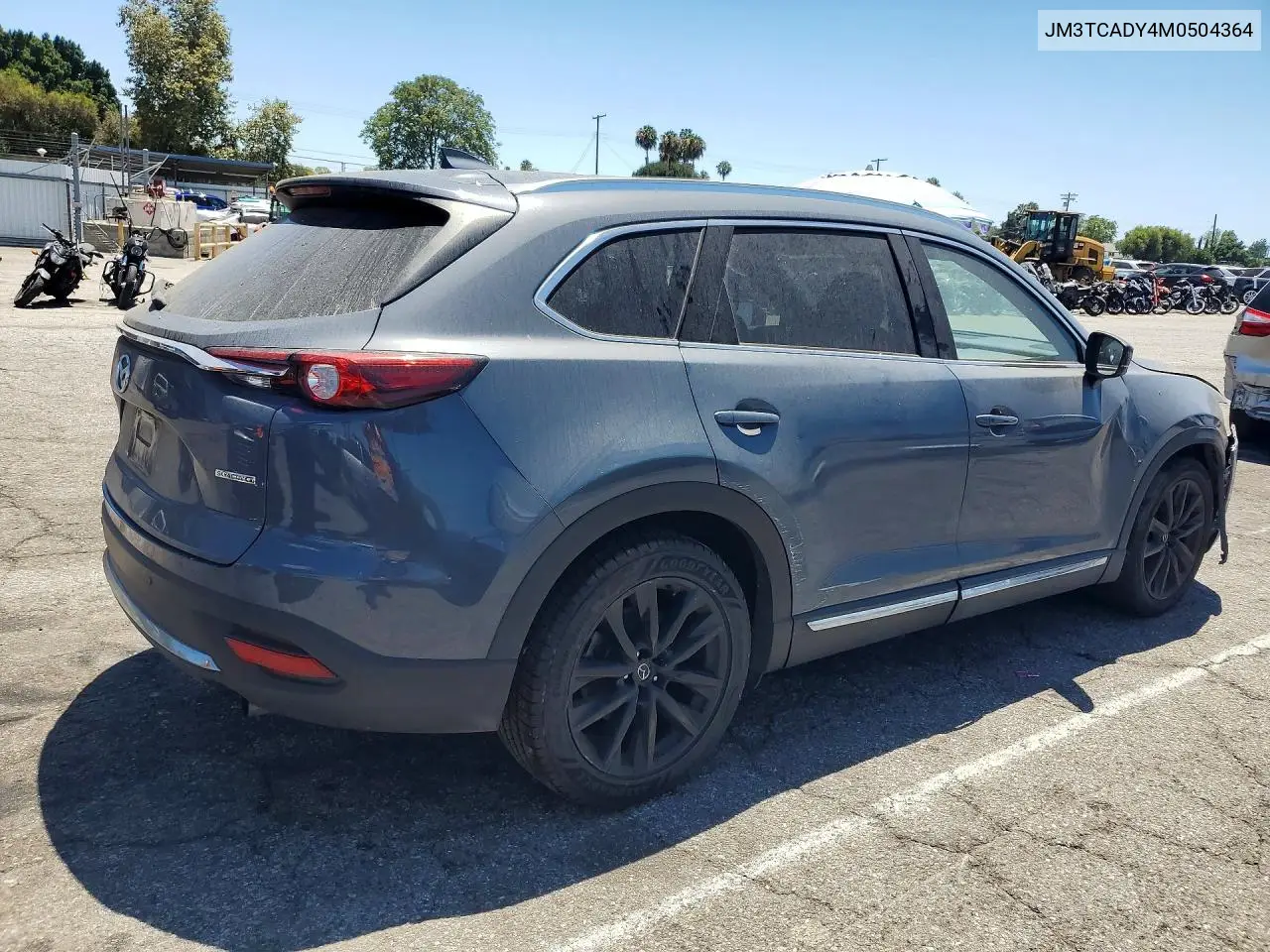 2021 Mazda Cx-9 Grand Touring VIN: JM3TCADY4M0504364 Lot: 61588006