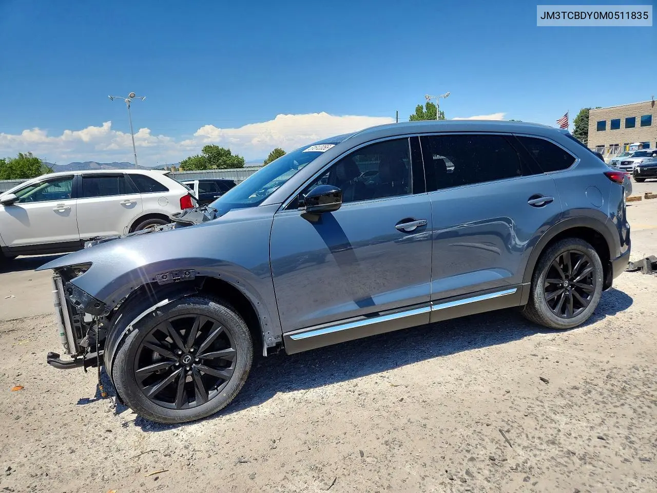 2021 Mazda Cx-9 Grand Touring VIN: JM3TCBDY0M0511835 Lot: 61612056