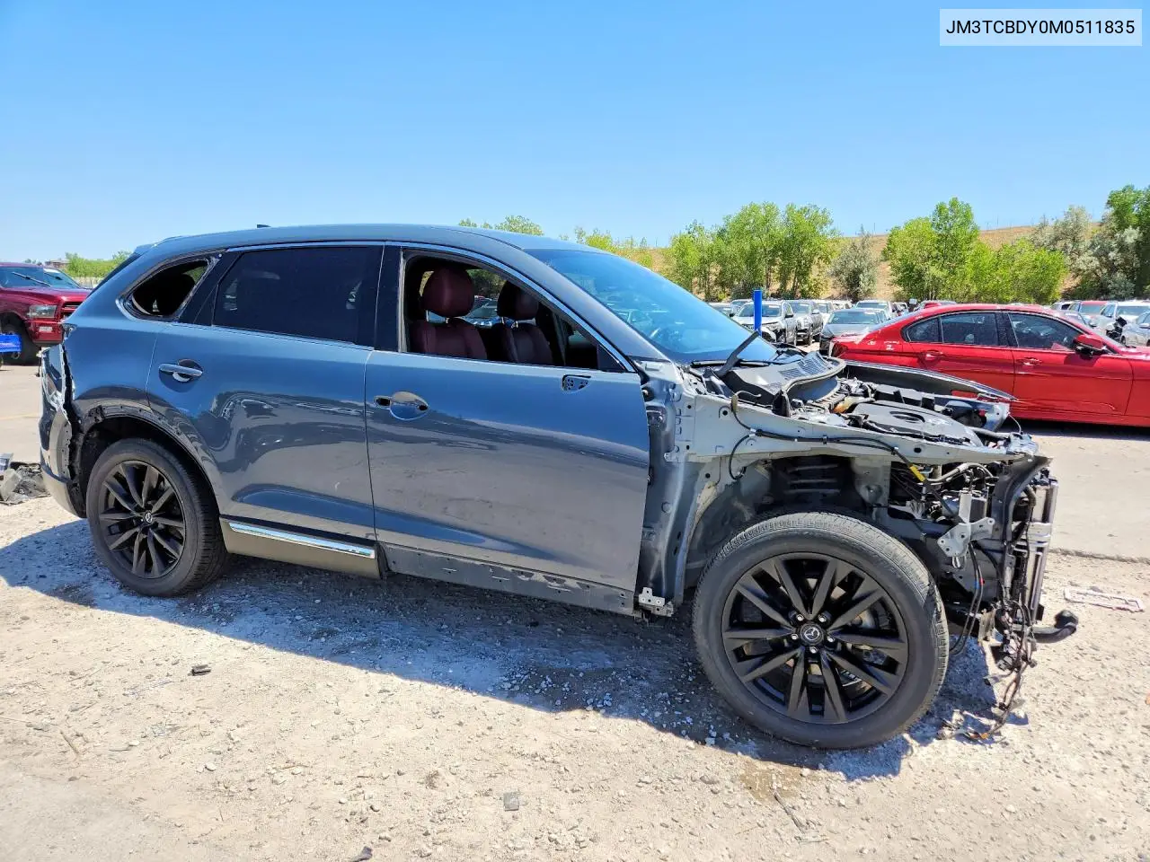 2021 Mazda Cx-9 Grand Touring VIN: JM3TCBDY0M0511835 Lot: 61612056