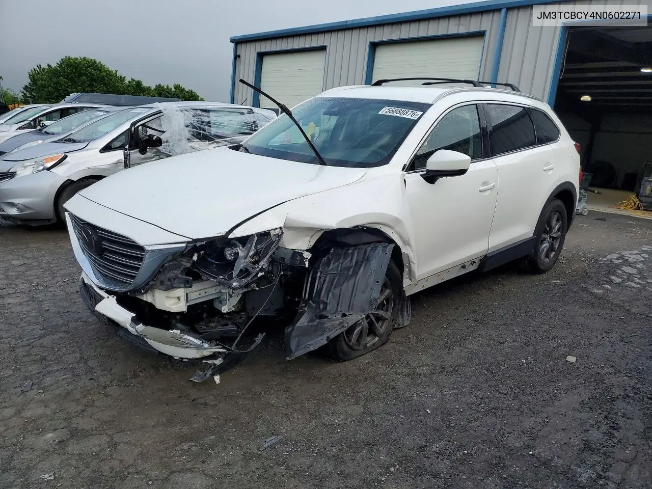 2022 Mazda Cx-9 Touring VIN: JM3TCBCY4N0602271 Lot: 56888876