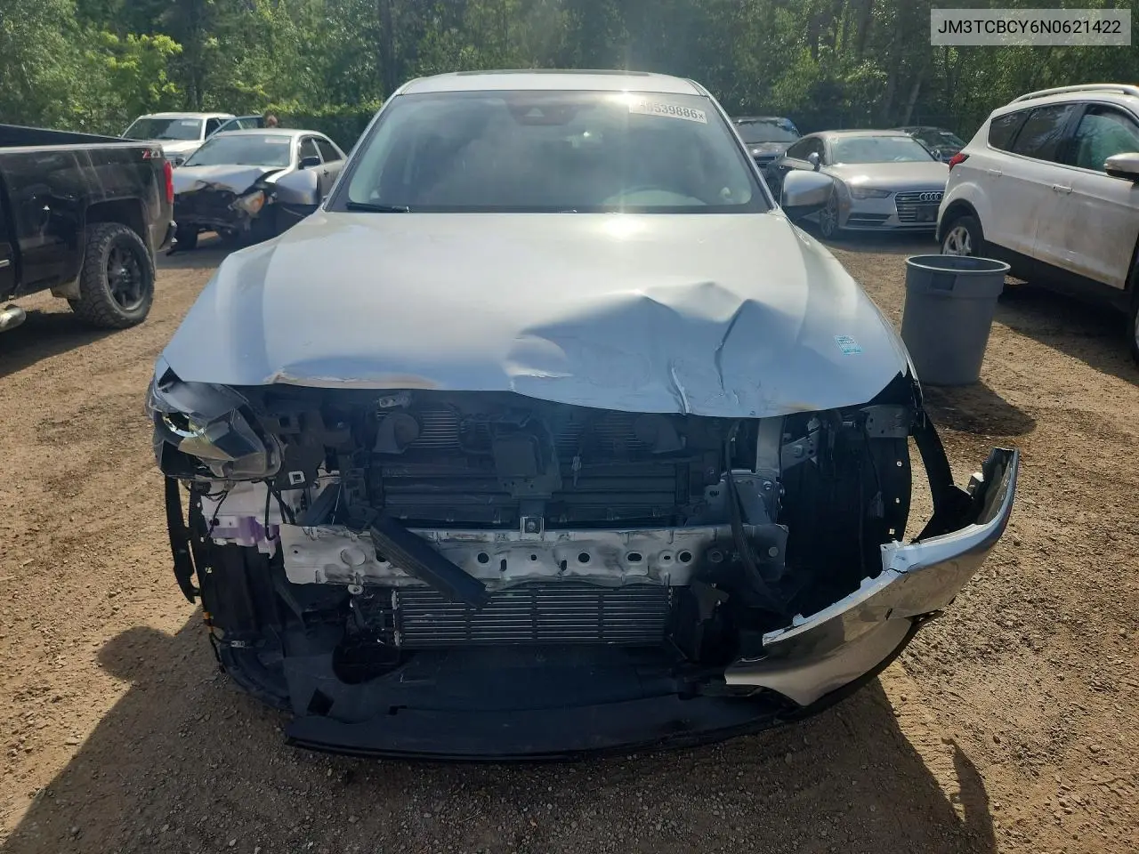 2022 Mazda Cx-9 Touring VIN: JM3TCBCY6N0621422 Lot: 58539886