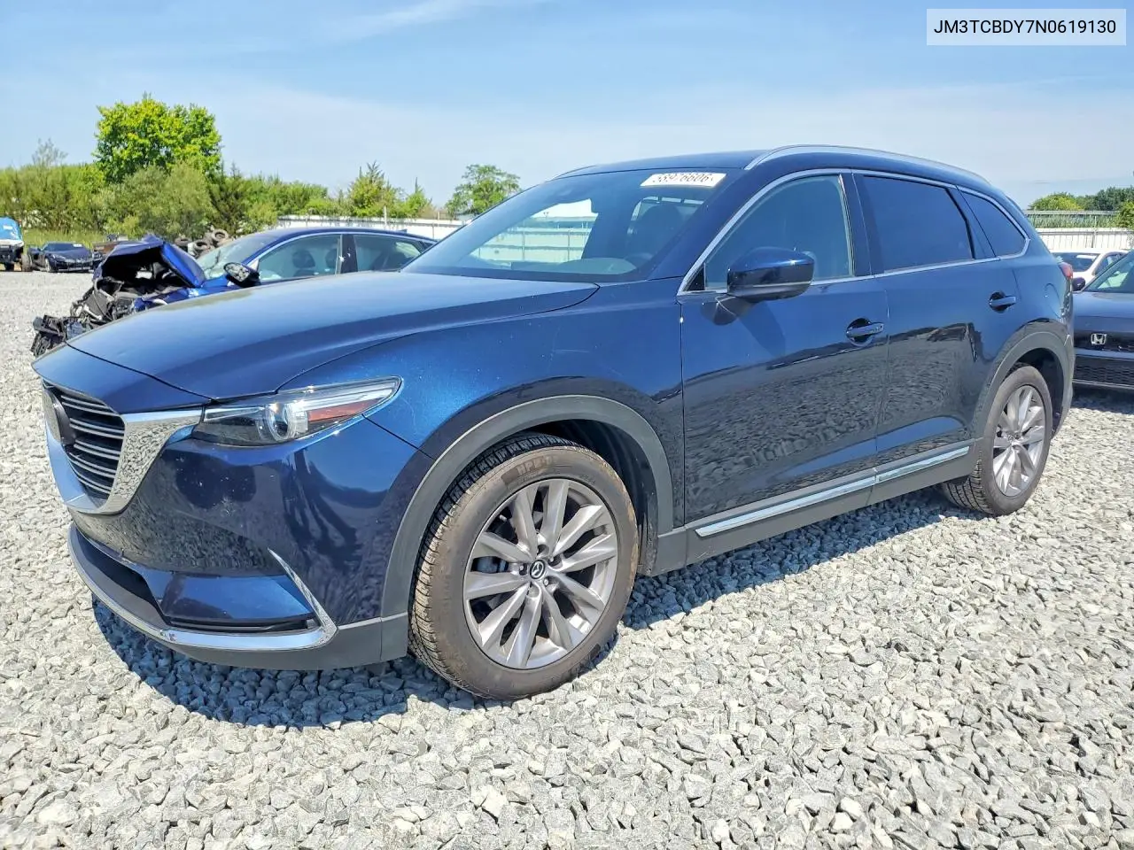 2022 Mazda Cx-9 Grand Touring VIN: JM3TCBDY7N0619130 Lot: 58976606