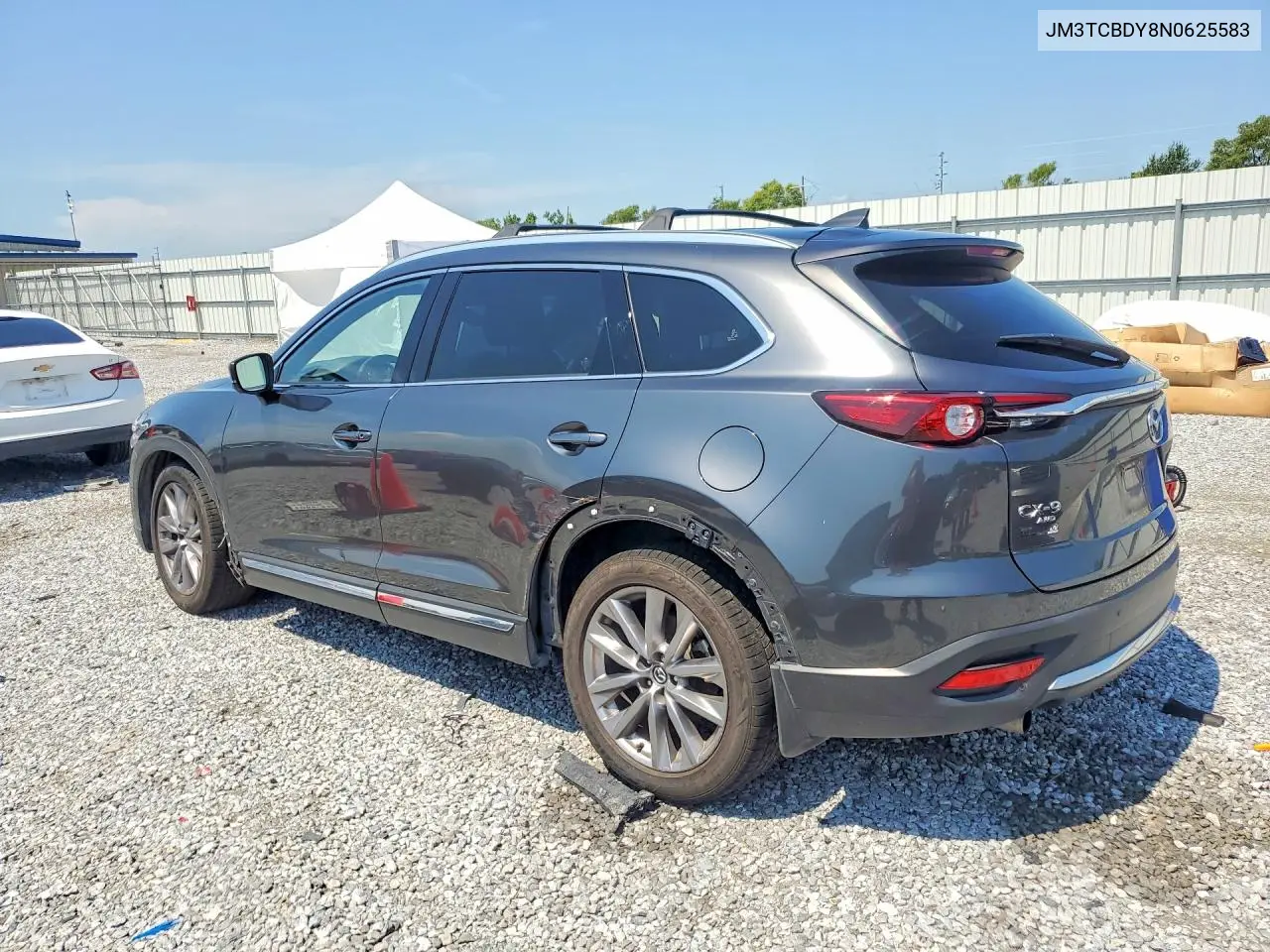 2022 Mazda Cx-9 Grand Touring VIN: JM3TCBDY8N0625583 Lot: 59724346