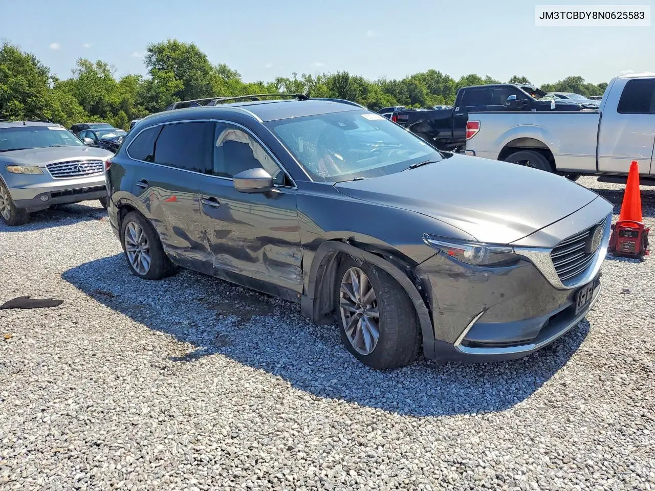 2022 Mazda Cx-9 Grand Touring VIN: JM3TCBDY8N0625583 Lot: 59724346