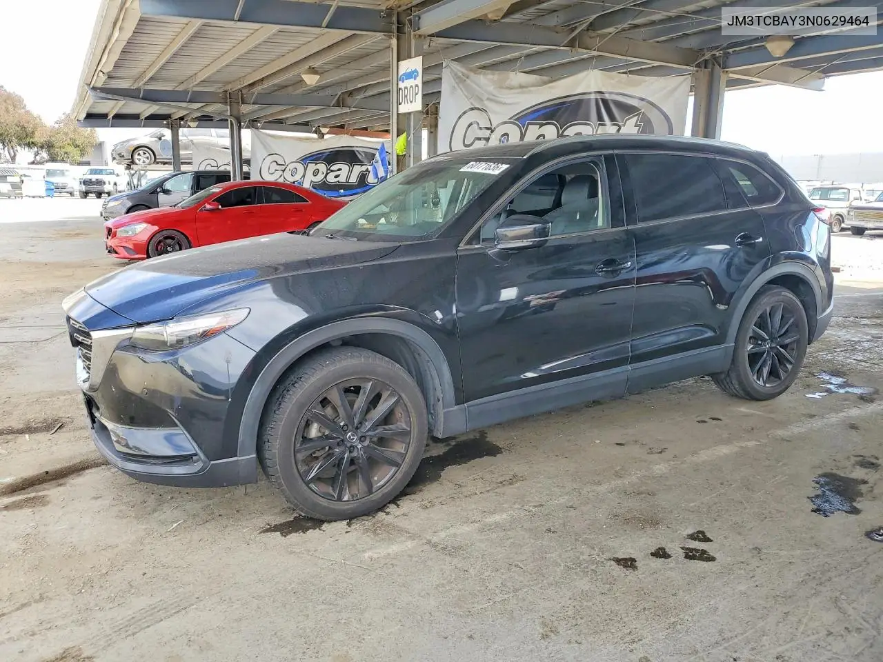 2022 Mazda Cx-9 Touring Plus VIN: JM3TCBAY3N0629464 Lot: 60171636