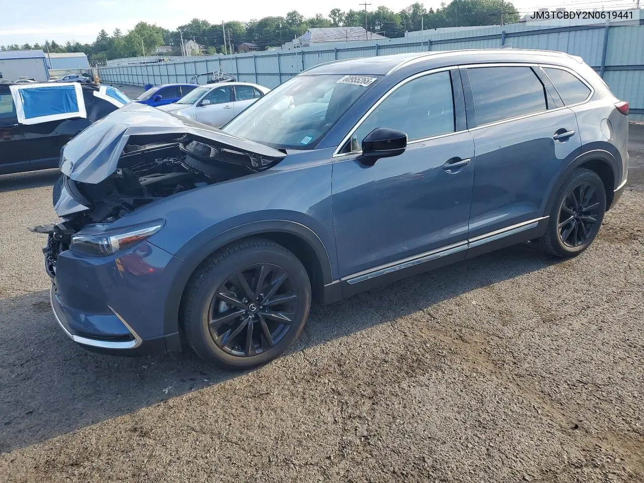 2022 Mazda Cx-9 Grand Touring VIN: JM3TCBDY2N0619441 Lot: 60955266