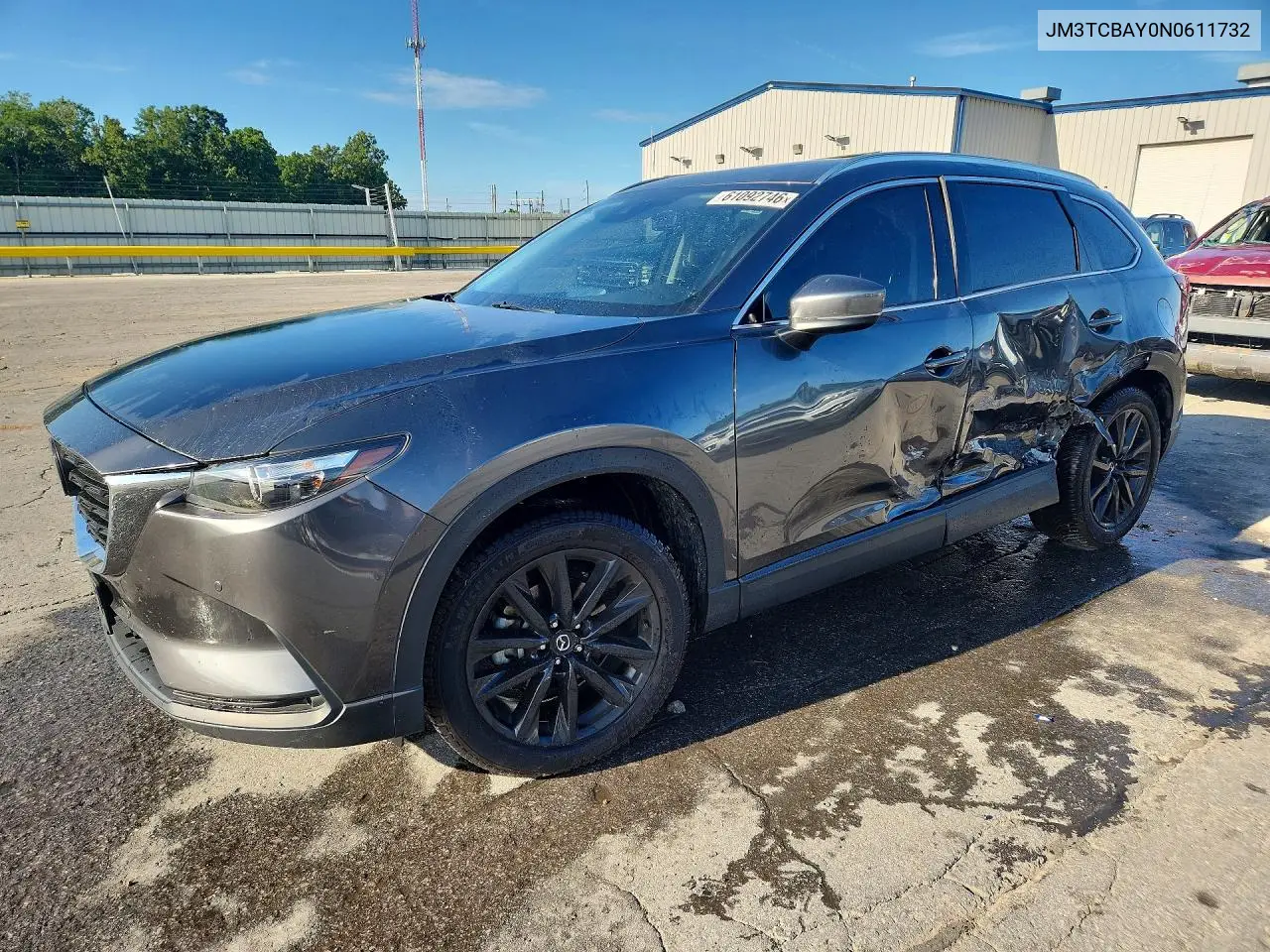 2022 Mazda Cx-9 Touring Plus VIN: JM3TCBAY0N0611732 Lot: 61092746