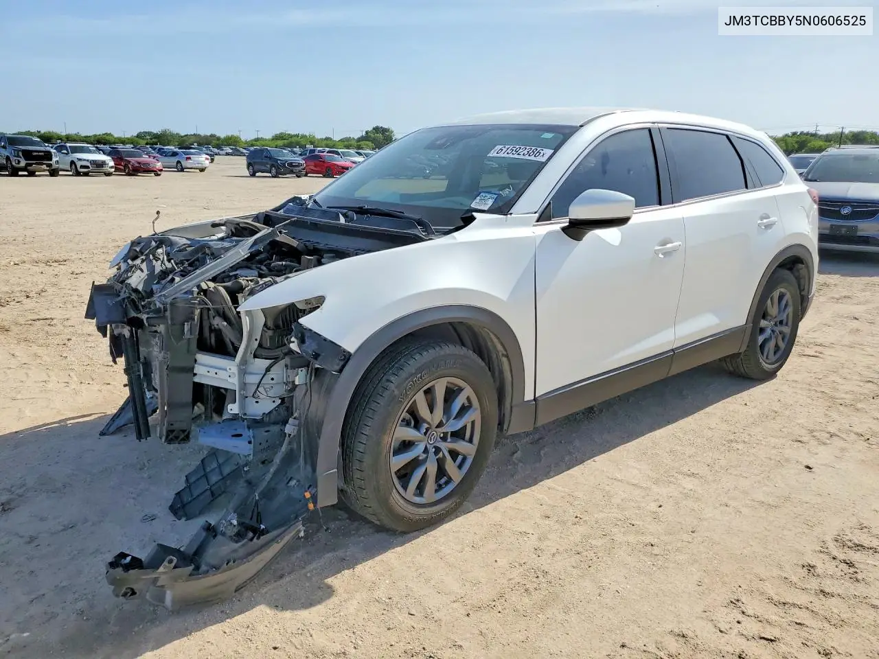 2022 Mazda Cx-9 Sport VIN: JM3TCBBY5N0606525 Lot: 61592386