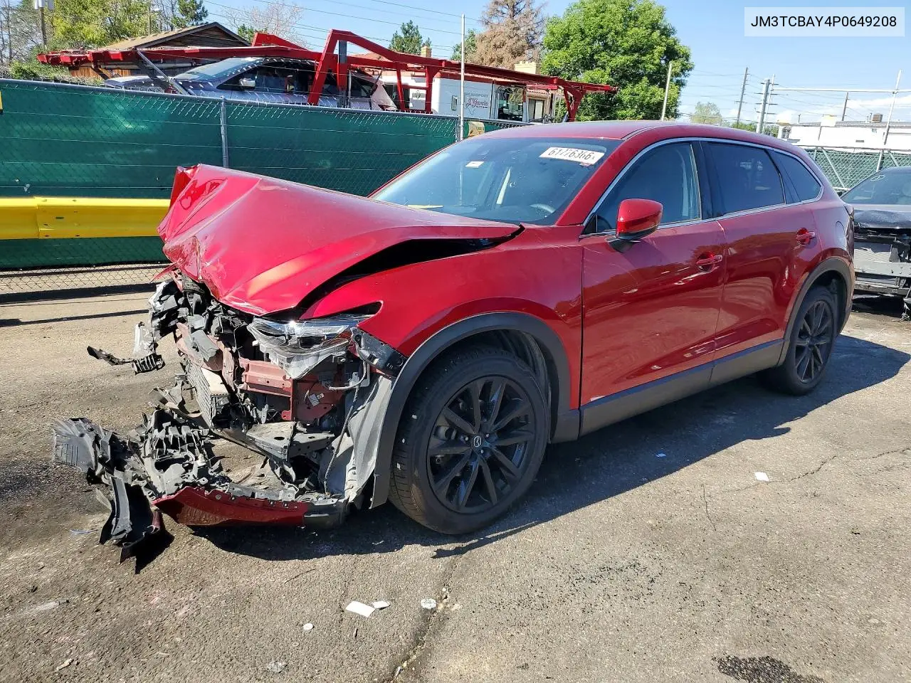 2023 Mazda Cx-9 Touring Plus VIN: JM3TCBAY4P0649208 Lot: 61776366