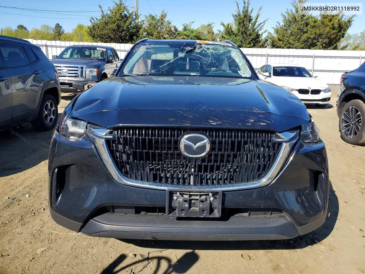 2024 Mazda Cx-90 Preferred VIN: JM3KKBHD2R1118992 Lot: 50734096