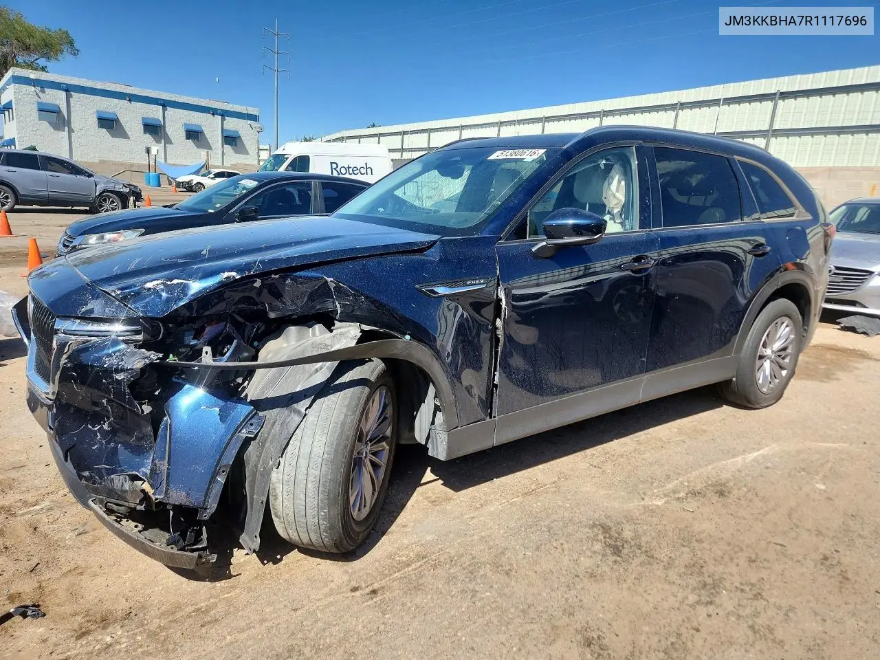 2024 Mazda Cx-90 Preferred VIN: JM3KKBHA7R1117696 Lot: 51380616