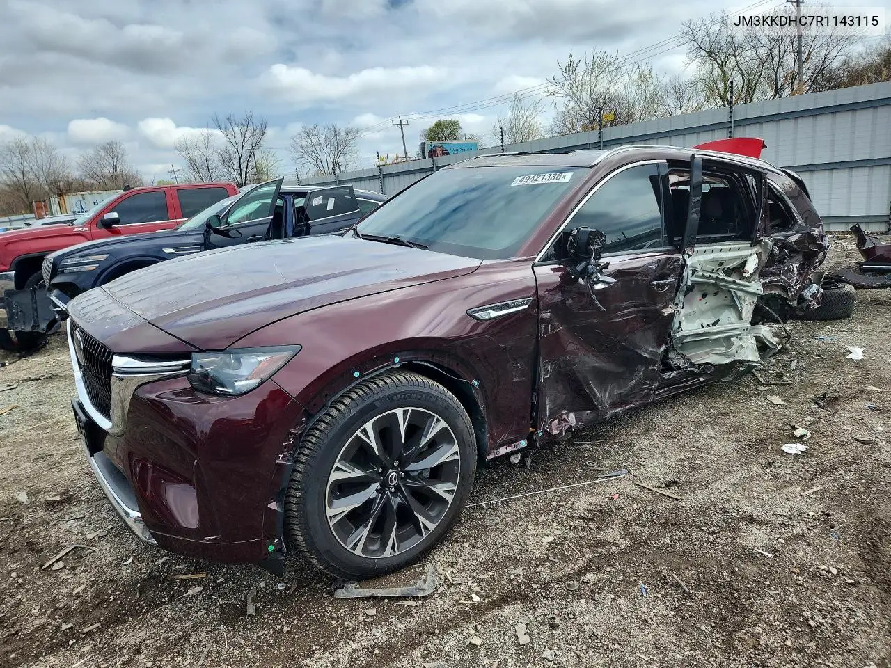 2024 Mazda Cx-90 Premium VIN: JM3KKDHC7R1143115 Lot: 52379846