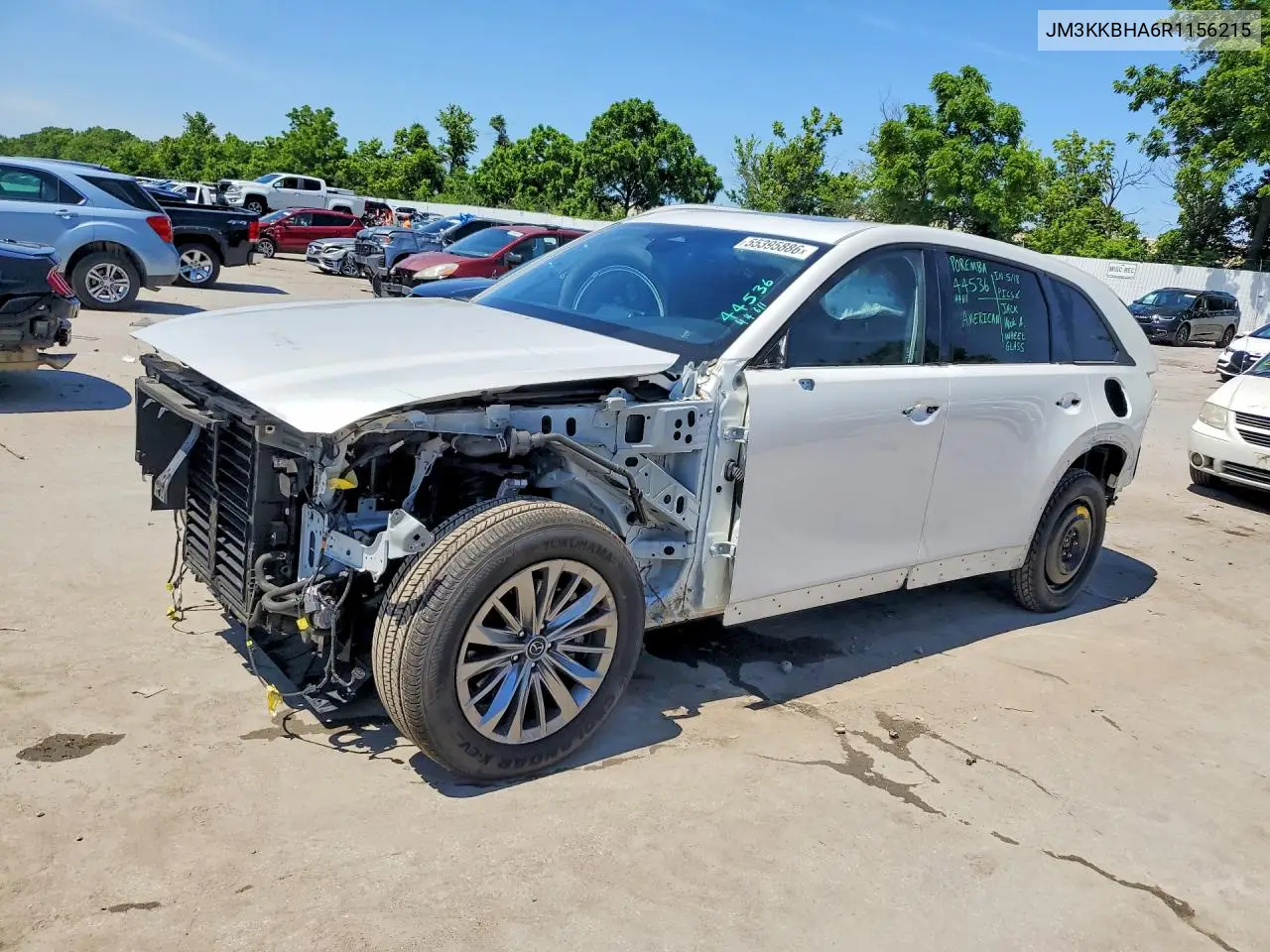 2024 Mazda Cx-90 Preferred VIN: JM3KKBHA6R1156215 Lot: 55395886
