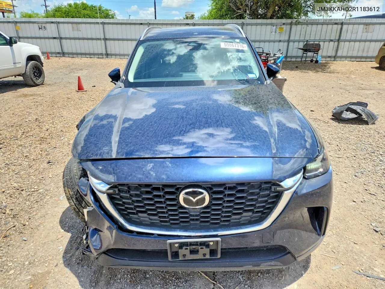 2024 Mazda Cx-90 Select VIN: JM3KKAHD2R1183612 Lot: 59867316
