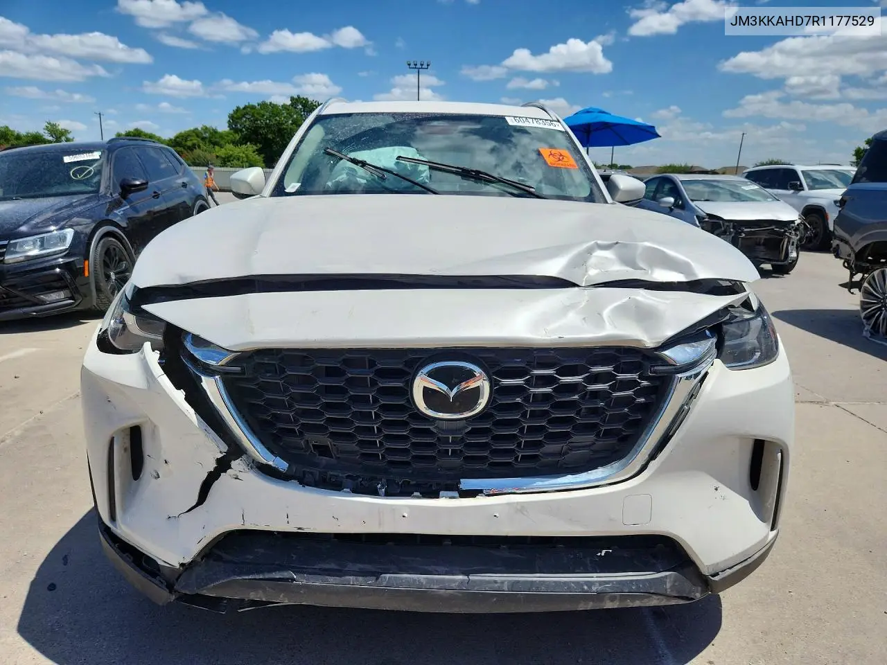 2024 Mazda Cx-90 Select VIN: JM3KKAHD7R1177529 Lot: 60478356